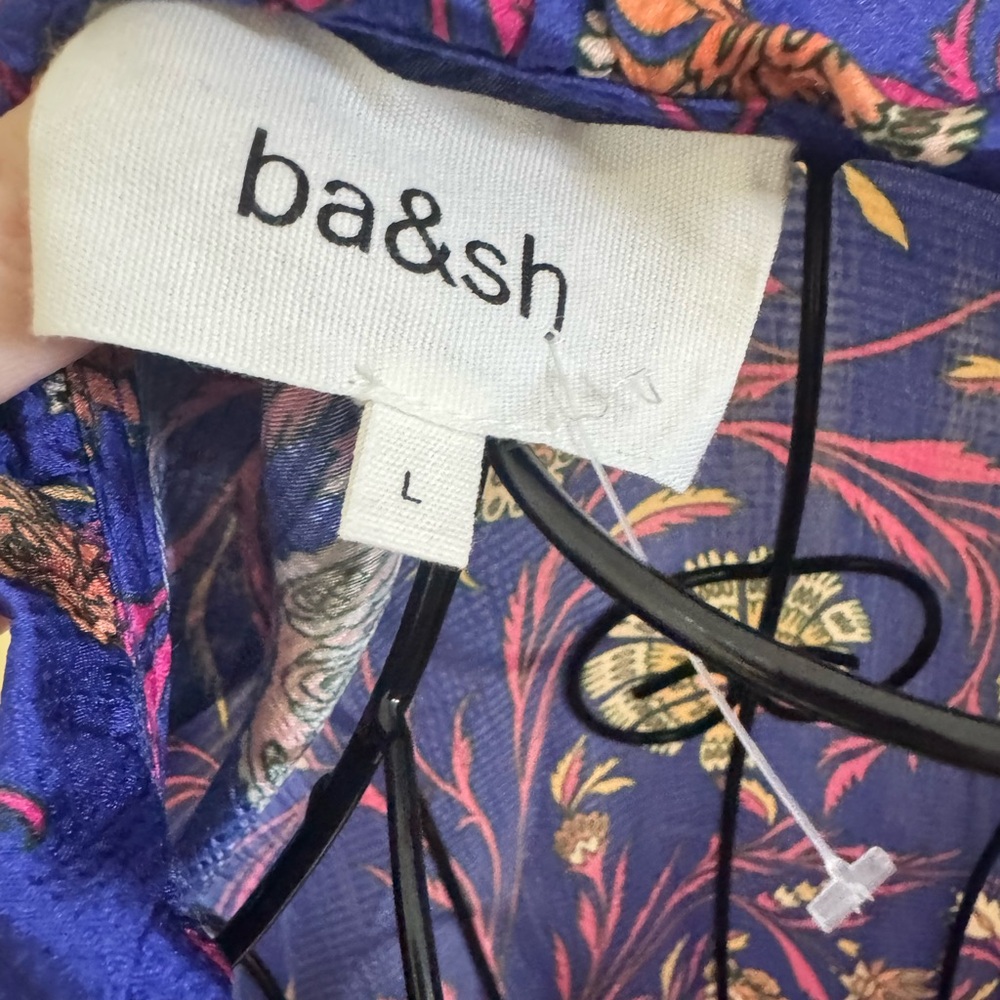 ba&sh Floral Ruffle Wrap Top Size Large - Picture 9 of 10